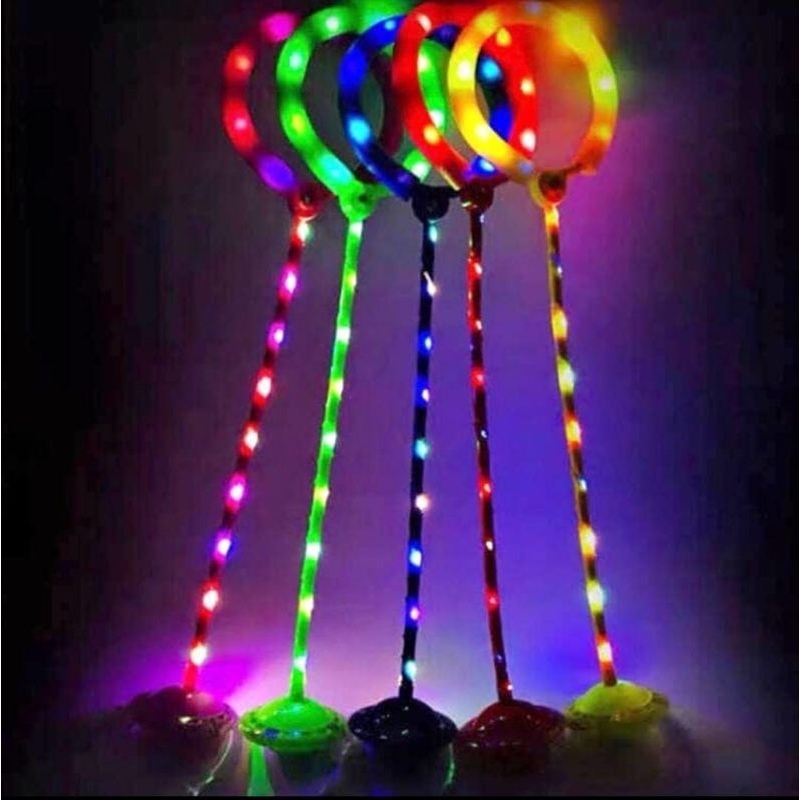 HULA HOOP KAKI FULL LED / FLASHING JUMPING BALL / MAINAN YOYO KAKI FULL LED