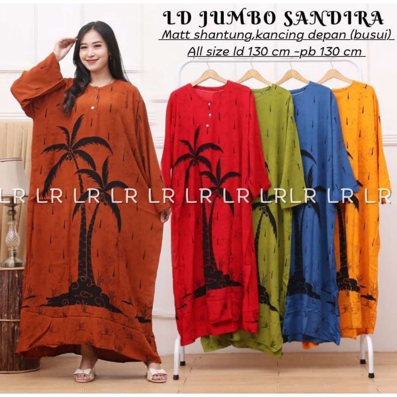 Longdres jumbo shanika pakaian wanita kekinian grosir baju murah wanita batik modern  wanita
