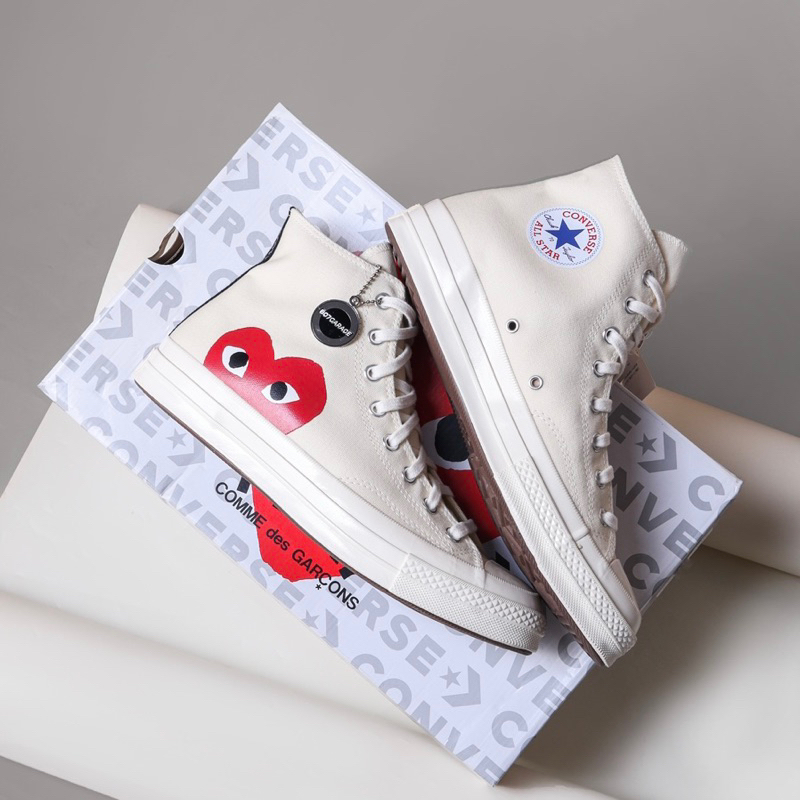 Converse CDG High White