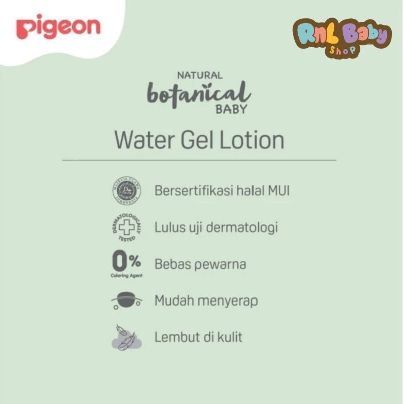 Pigeon Botanical Baby Water Gel Lotion 240 ml