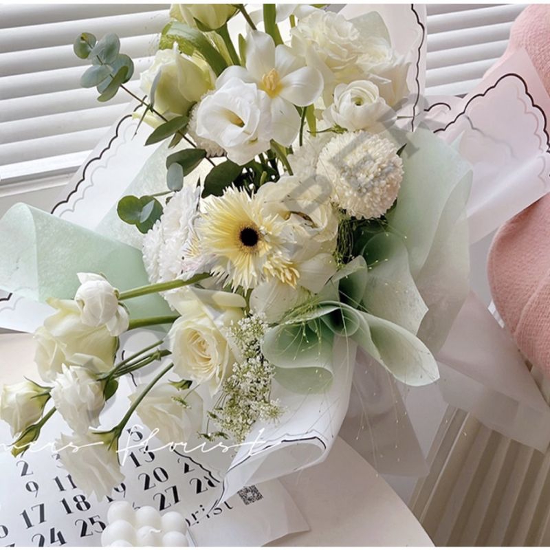 Cellophane Kertas Buket Kertas Buket Bunga Snack Uang