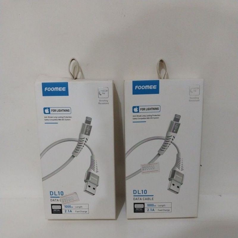 KABEL DATA IPHONE/LIGHTNING DL10 BY FOOMEE