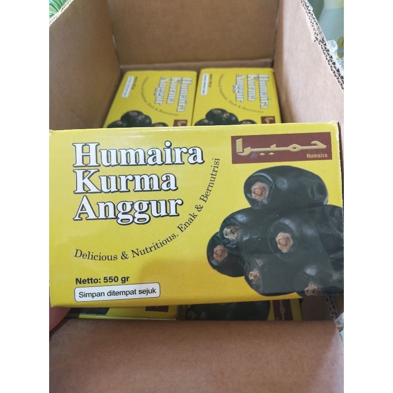 

Kurma Anggur Humaira | Fresh Stok | Anggur Humaira 550 gr