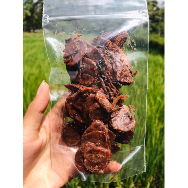 kripik pisang coklat