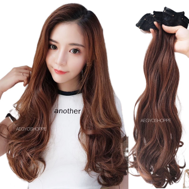 Hairclip korean 3 layer 60 cm (3 lembar) / hair clip korea 845A 845B 845W