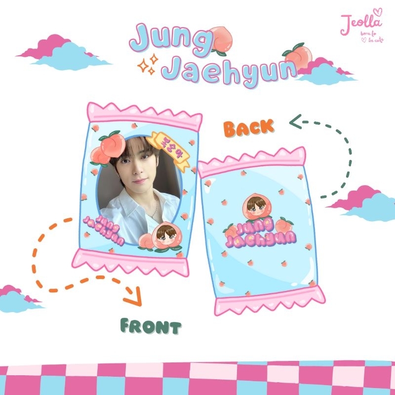 NCT JAEHYUN PEACH PHOTOCARD HOLDER ACRYLIC CAHOL