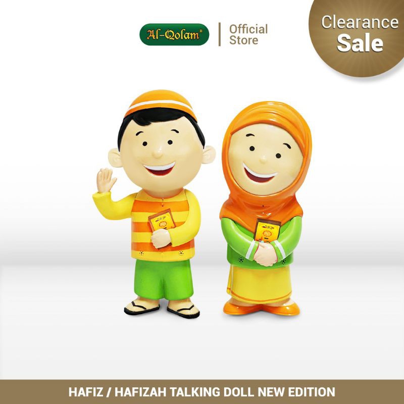 Boneka Hafiz/Hafizah New Edition Terbaru Pakai Buku