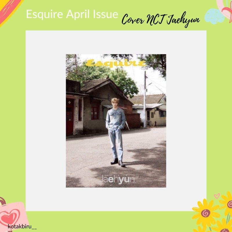 Esquire April issue (cover Jeong Jaehyun)