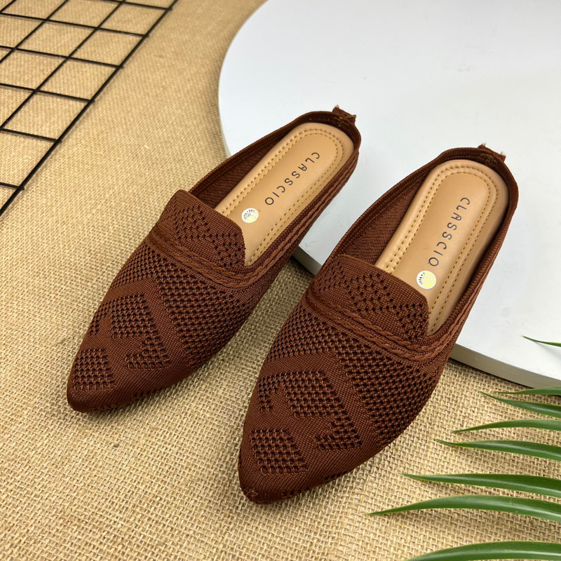 MARASYAFFA - SEPATU FLAT RAJUT WANITA SF 56