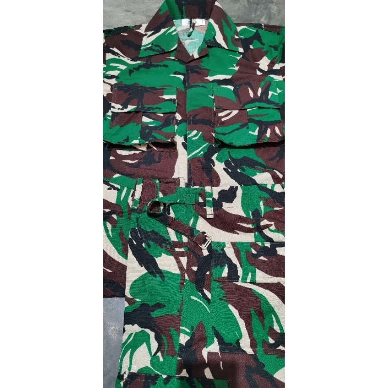 *PRE-ORDER* 1 STEL PDL TNI MICROPOLY WOL ORIGINAL FULL PERKERAS PDL GELAP WARNA PEKAT