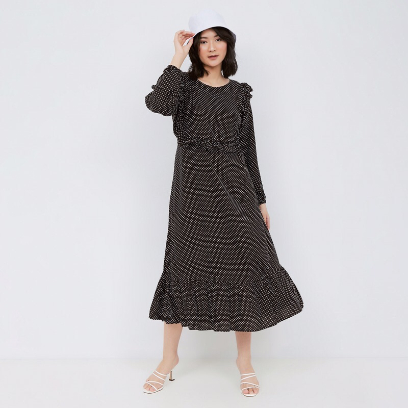 Dress Polkadot Tunik Polkadot