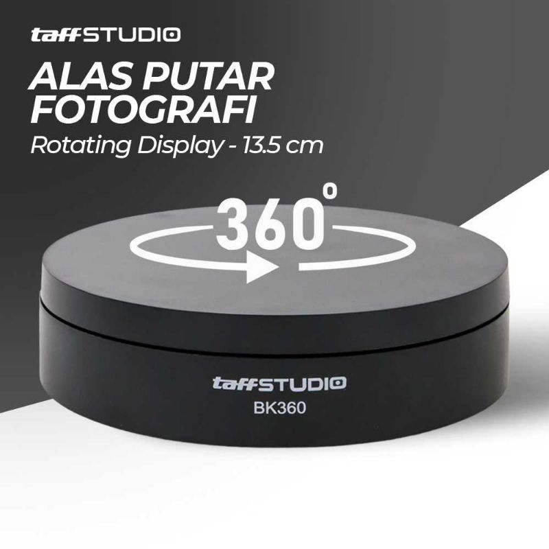 TaffSTUDIO Alas Putar Fotografi: Display Stand Base dengan Teknologi Rotating