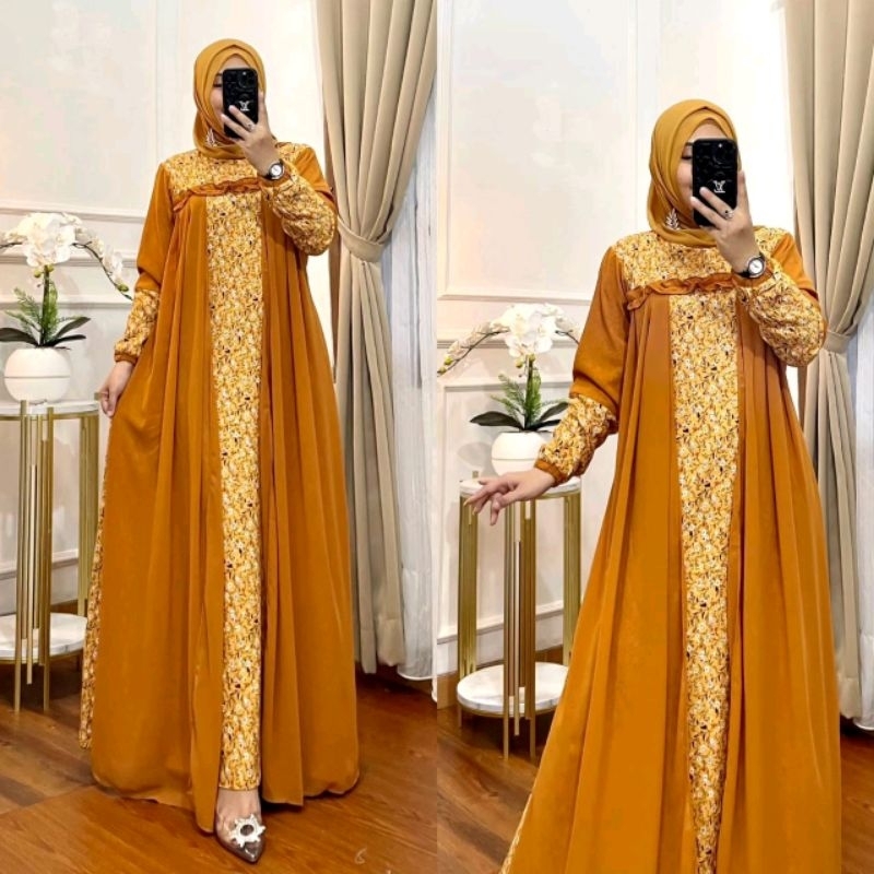 Mazaya dress gamis raya lebaran