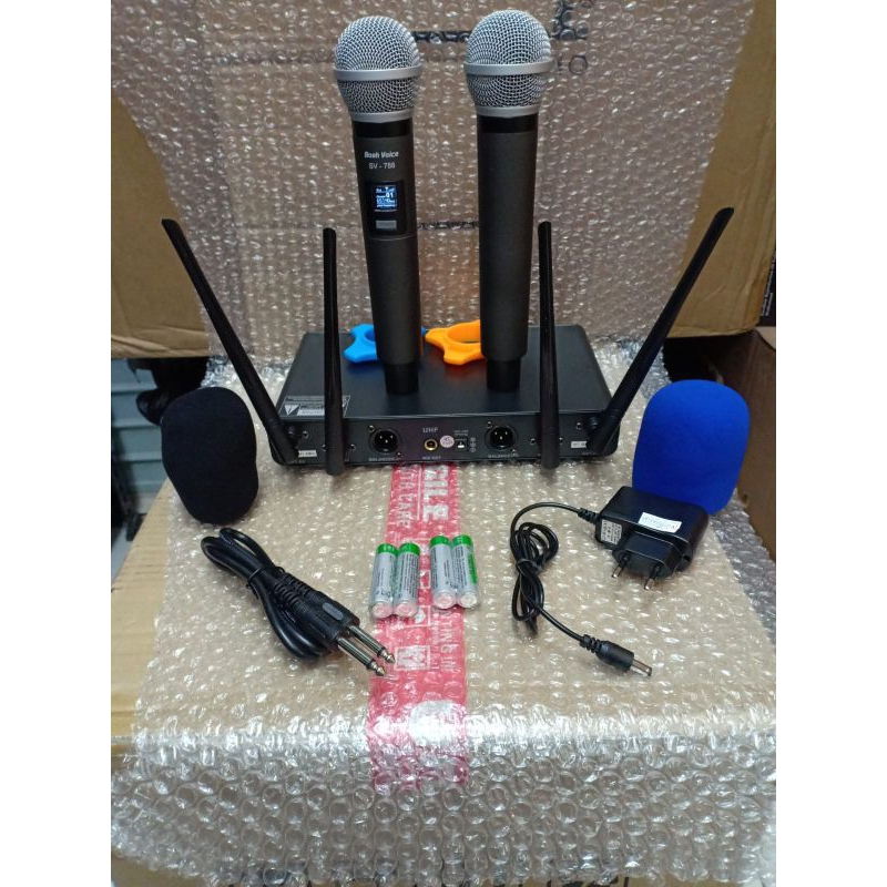 MIC WIRELESS BOSH VOICE SV-788 PROFESIONAL MICROPHIONE WIRELESS