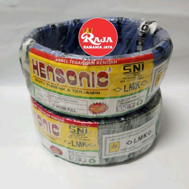 Kabel NYA/Engkel Tembaga Murni SNI LMK 1x1,5x50 Berkualitas Hensonic