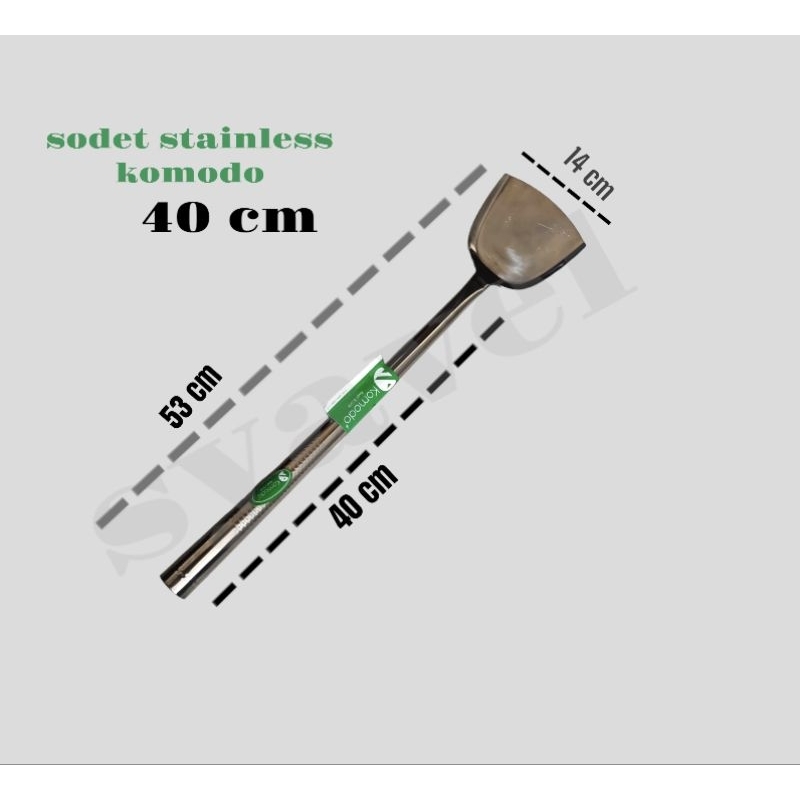 sodet stainless steel komodo 40 cm