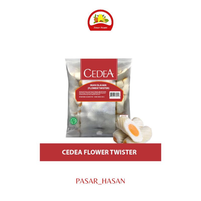 

500gr Flower Twister Cedea | Frozen Food | Pasar Hasan