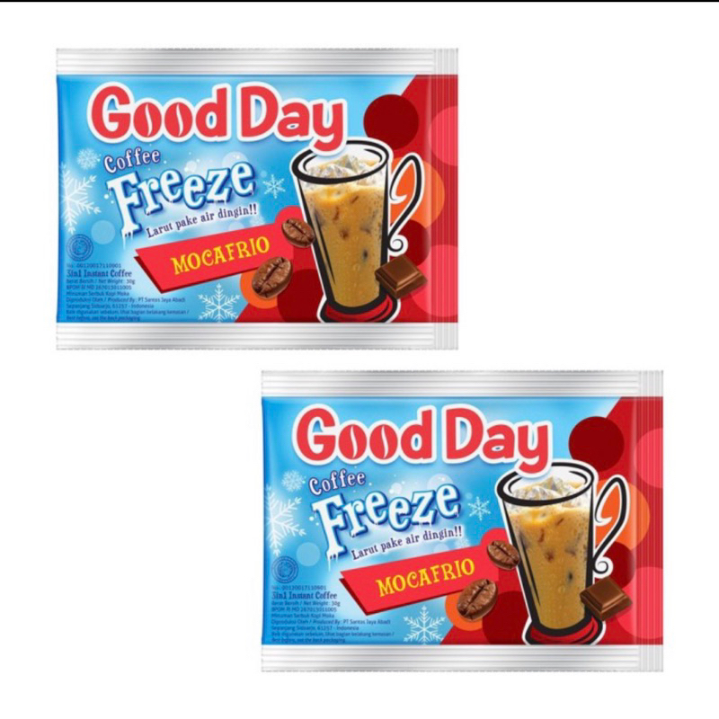 

Ay00! Goodday Freeze all varian Mocafrio / choc orange / hazelnut / cookies n cream renceng renteng