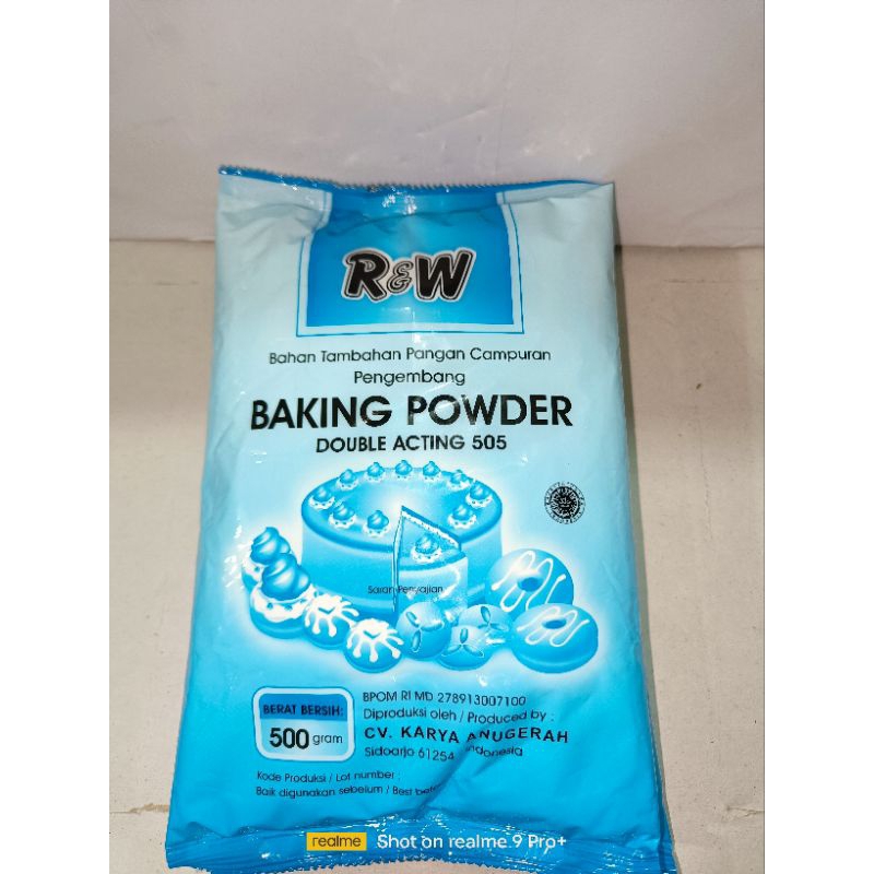 

Baking Powder Double Acting 500gr Biru