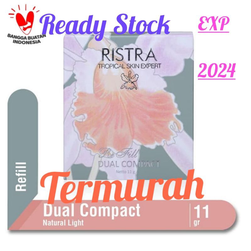 RISTRA DUAL COMPACT REFILL (Ready stock 01B)