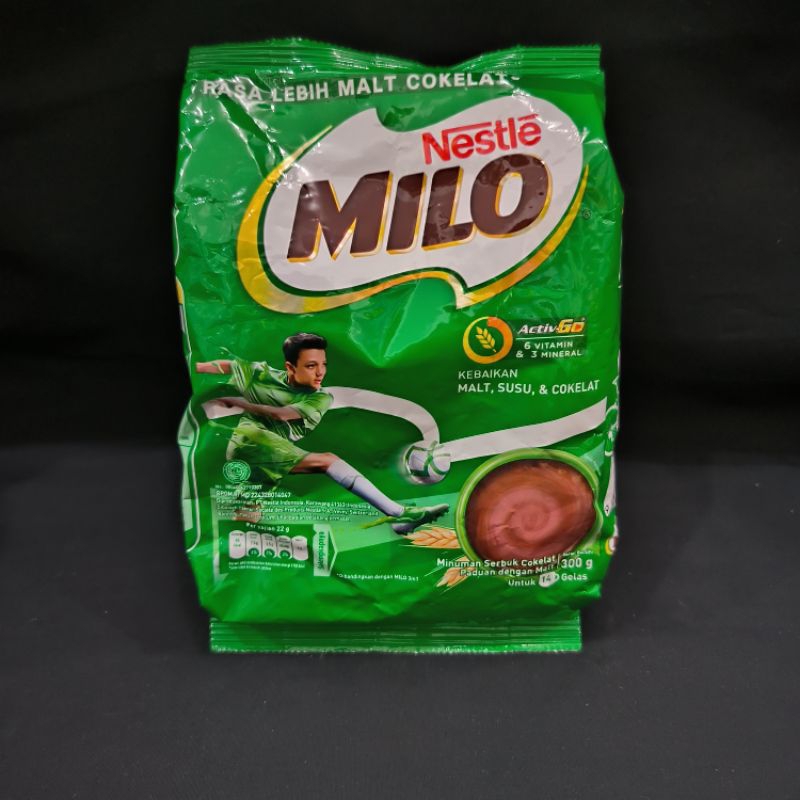 milo actigen 300gr serbuk coklat