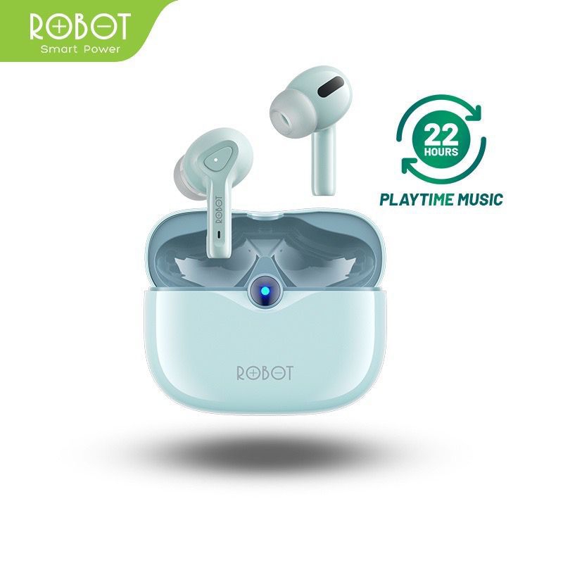 HEADSET BLUETOOTH TWS ROBOT AIRBUDS T30 WATERPROOF GARANSI 1 TAHUN