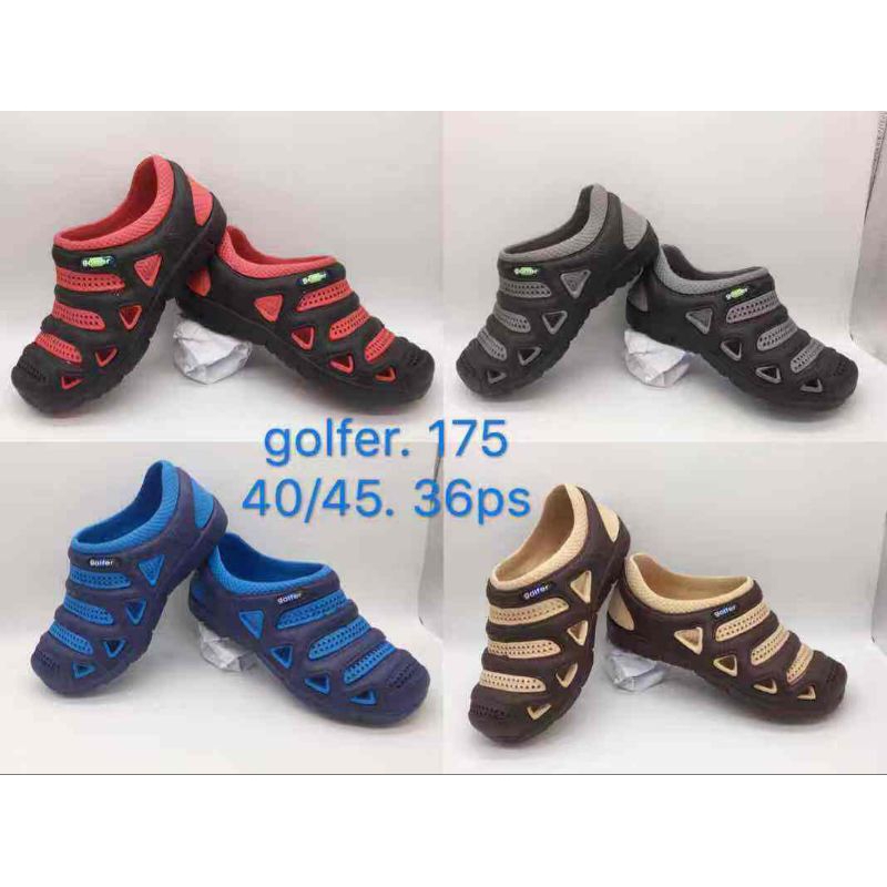 SEPATU KARET PYLON/EVA GOLFER SEPATU IMPORT SIZE JUMBO 40-44