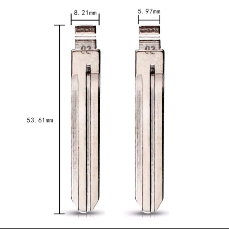 bahan batang kunci flip key daihatsu xennia