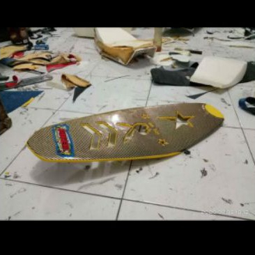 JOK slim tipis VEGA ZR KARBON LUBANG - JOK YAMAHA VEGA ZR slim bahan plat - JOK MOTOR V EGA ZR tingg