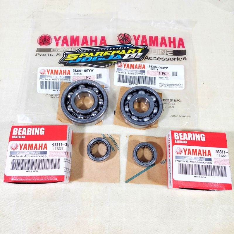 Bearing Laker Laher Bambu Rasio 1 Set RX King RXKing RXS RX Spesial ASLI ORIGINAL YAMAHA