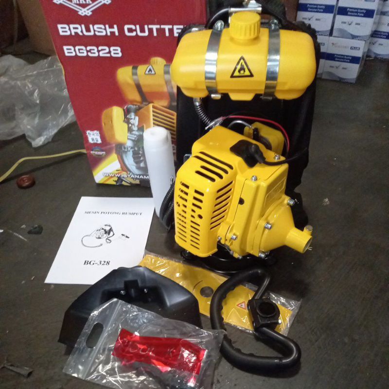 PROFESSIONAL ENGINE BRUSHCUTTER MKK BG328 MESIN POTONG RUMPUT/BABAT RUMPUT