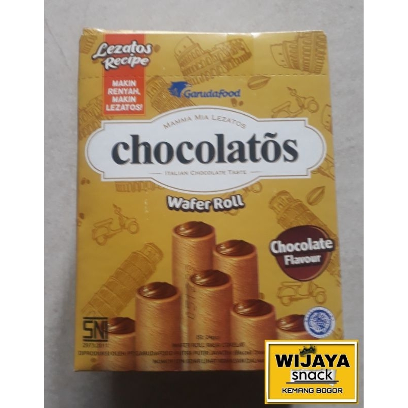 

Gerry Chocolatos wafer roll 24pcs X 7gr