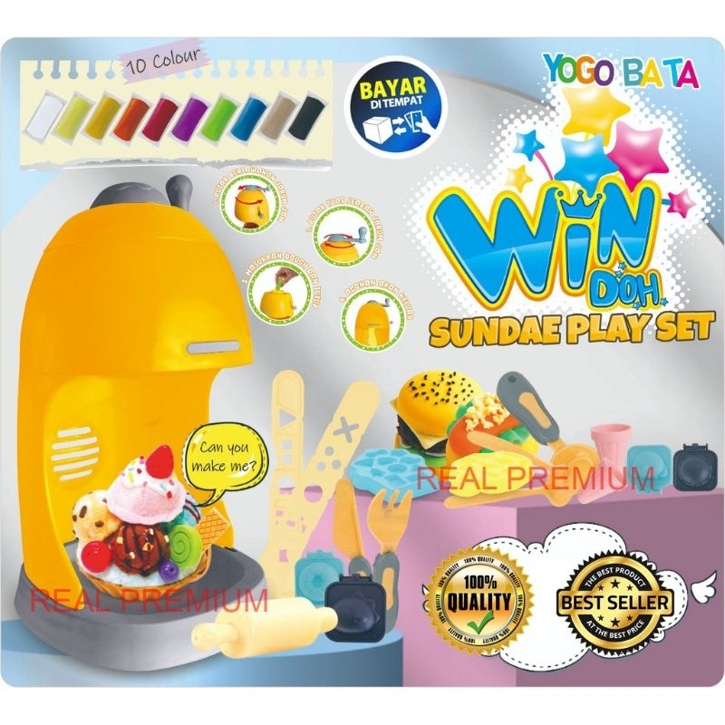 Mainan Edukasi Fun Doh Play Doh / Fun doh Play Doh Set Es Cream