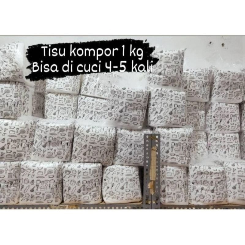 Tisu Kompor 1 Kg // Tisu Kompor Tisu Serbaguna Kemasan 1Kg Ekonomis Bisa Dicuci