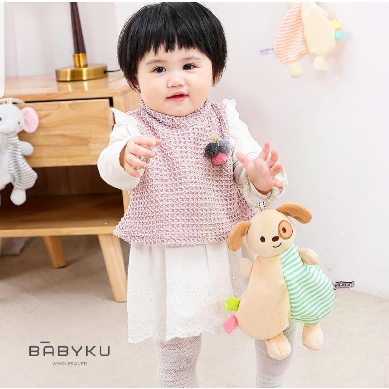 Mainan boneka gantung stroller / Boneka kain bayi / Mainan motorik bayi