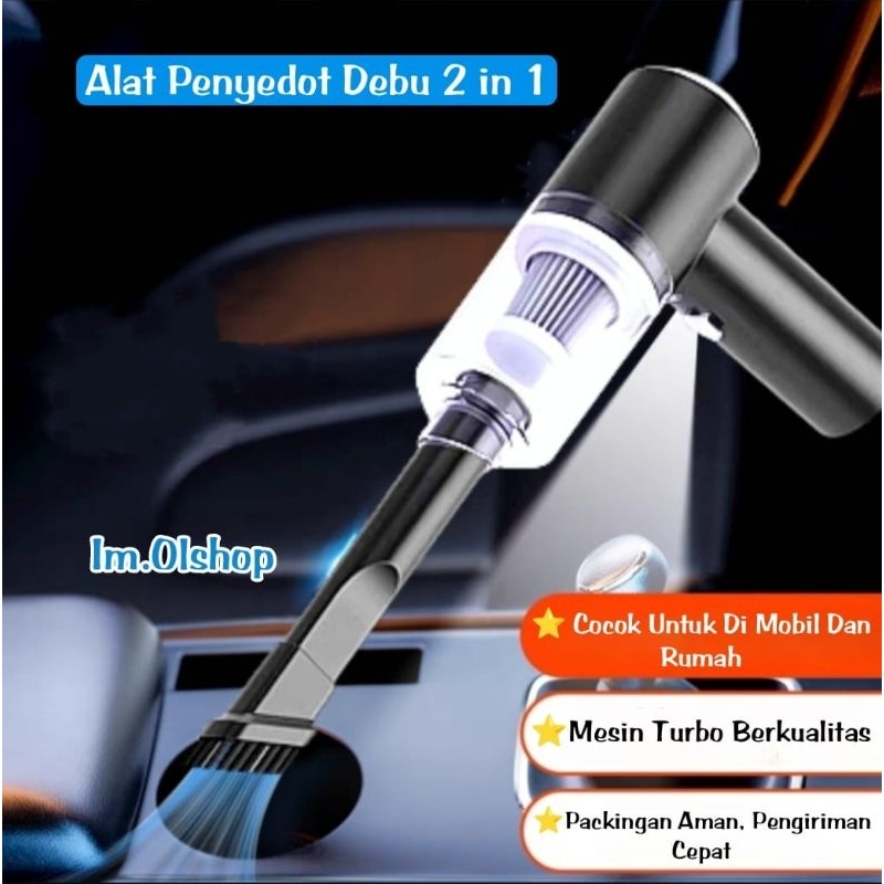 Penyedot Debu Nirkabel Mini Portabel Vakuum Penghisap Debu Mobil Vacum⭐Im.olshop⭐