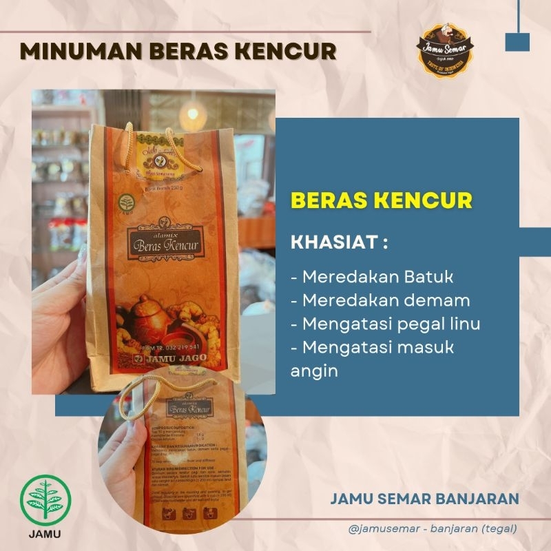 

Beras Kencur Serbuk (Minuman)