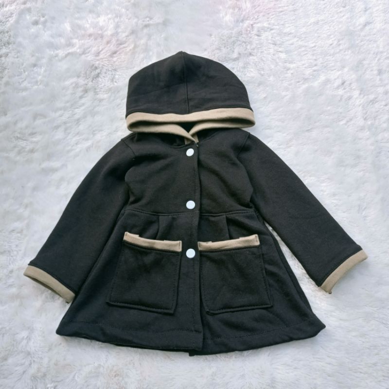 Jaket Anak Perempuan KOREA FLEECE 1 - 4 Tahun Jaket Parka