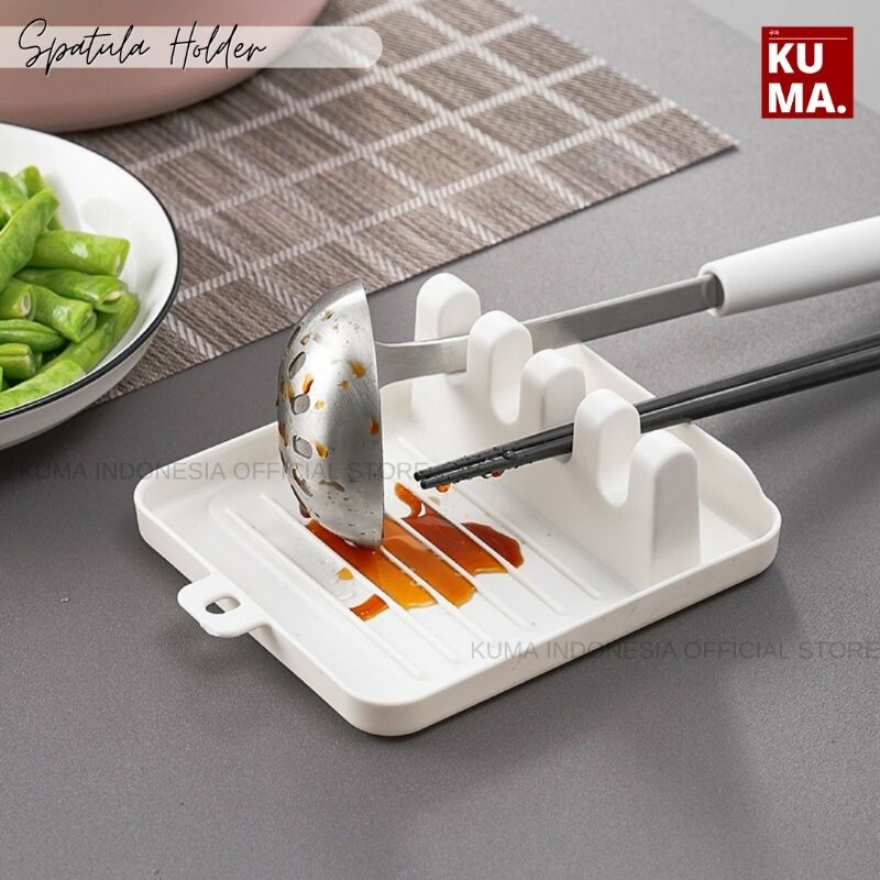 KUMA Spatula Holder Tatakan Spatula Tutup Panci Lid Pan Rack Holder