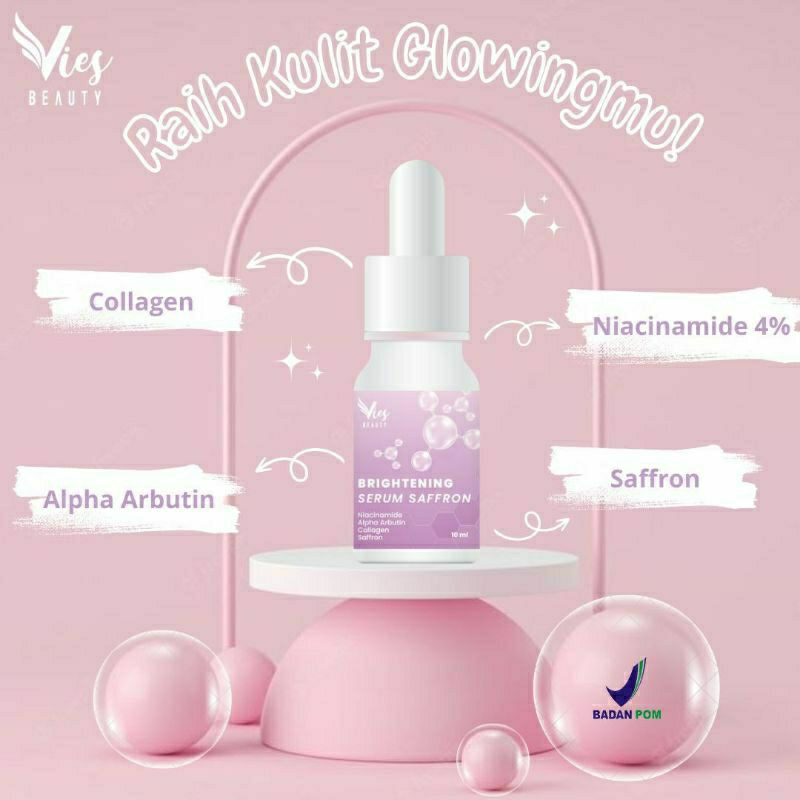 SERUM SAFRON BPOM BY VIES BEAUTY/SERUM GLOWING