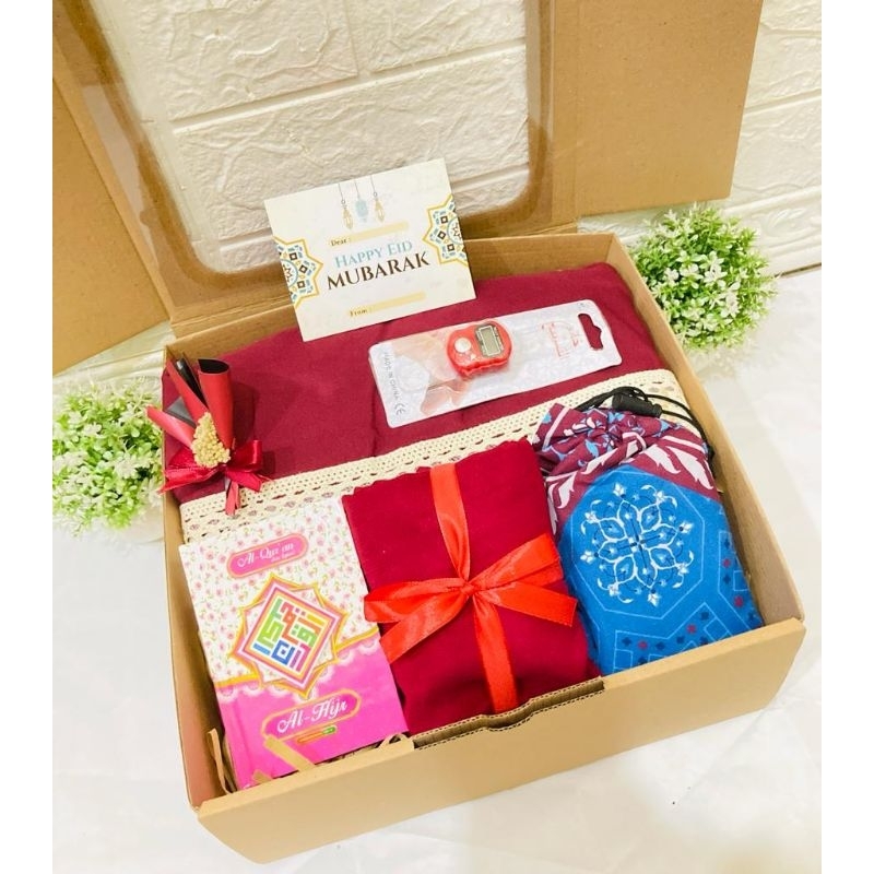 Kado Pernikahan Hampers Mukena Renda Dewasa Hijab Sajadah/ Hampers Wedding/ Gift Wedding