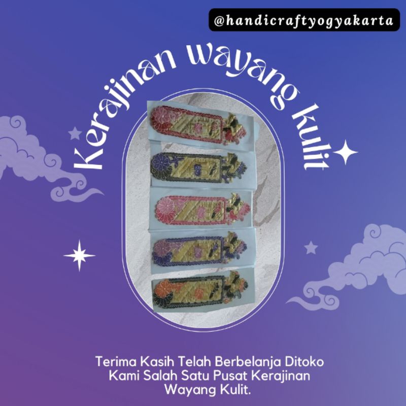 

Pembatas Buku Wayang Kulit Cap Indonesia