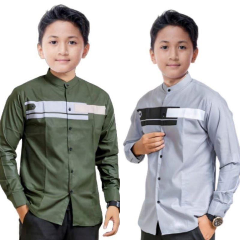 BAJU KOKO ANAK SD SAMPAI SMP | KOKO KURTA ANAK LENGAN PANJANG