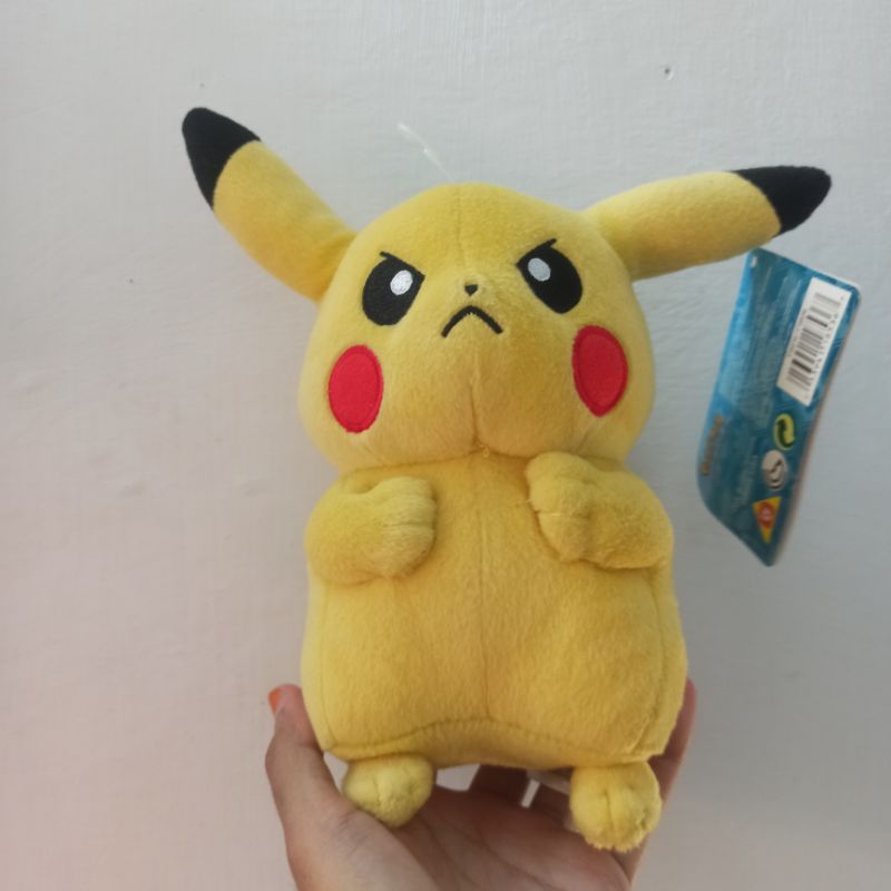 bonekapokemon pikachu tomy new tag poke listrik