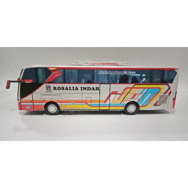 Miniatur bus RC remot control cas Rosalia Indah MHD161