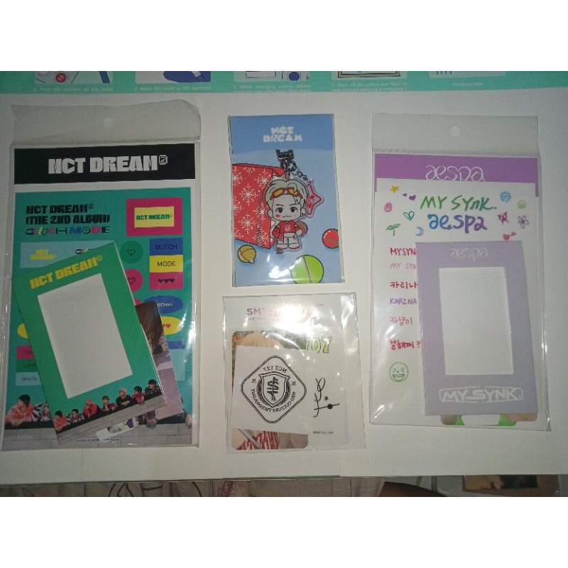 (READY STOK) MINI FRAME NCT DREAM GLIMO HAECHAN- MINI FRAME AESPA MY SYNK WINTER- KEYRING CANDY JAEM