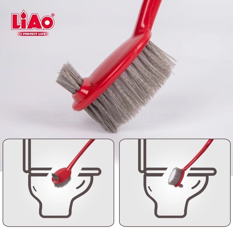 LIAO Sikat Kloset Gagang Panjang 45 CM Toilet Brush Pembersih Kamar Mandi (D130010)