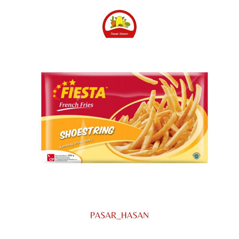 

1KG Shoestring Kentang Goreng Fiesta | Frozen Food | Pasar Hasan