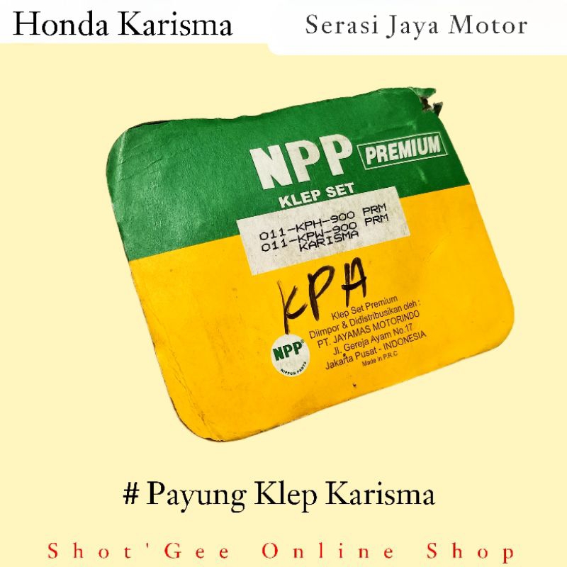 NPP PAYUNG KLEP KARISMA/SUPRA X125