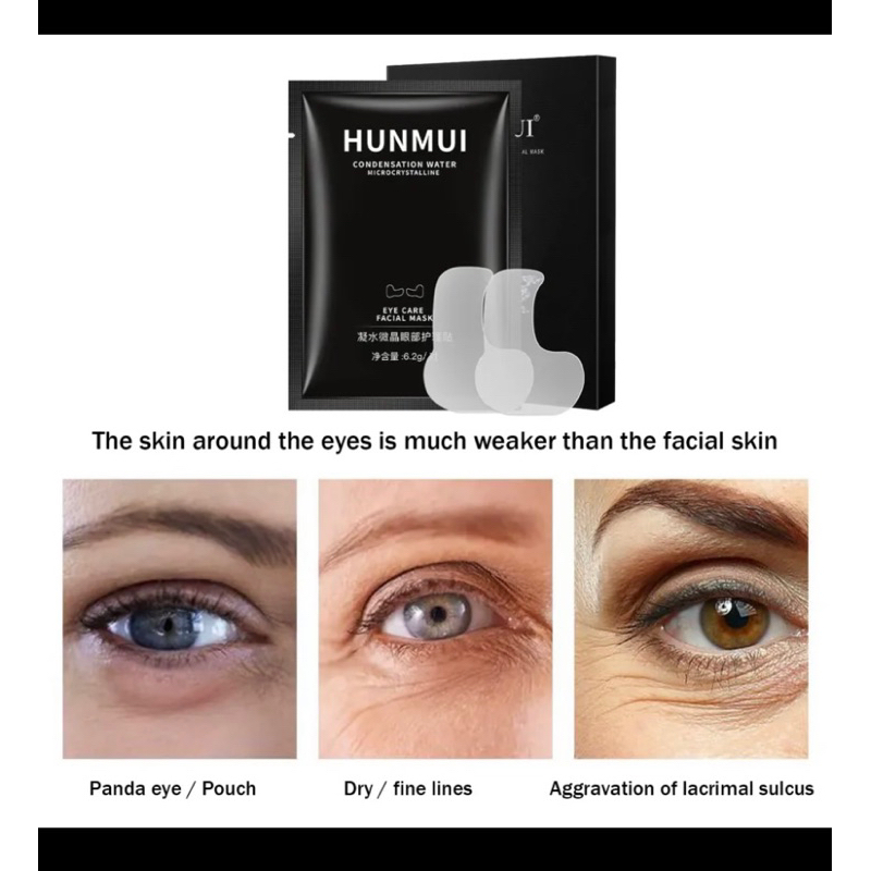 Masker Mata / Masker Penghilang Keriput mata 1box 5psg / Masker mata Hunmui